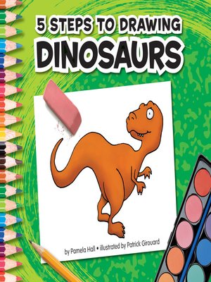 cover image of 5 Steps to Drawing Dinosaurs